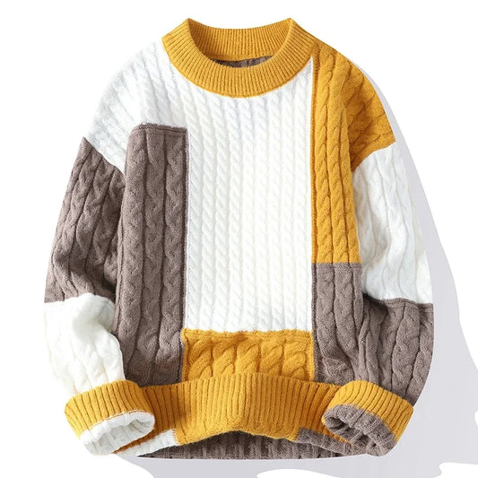 Julie™ | Pull Color Block Décontracté pour Hommes